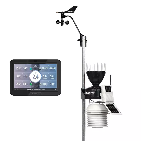 Davis Vantage Pro2 Wireless Weather Station w/WeatherLink Console & 24hr Fan Aspirated Radiation Shield