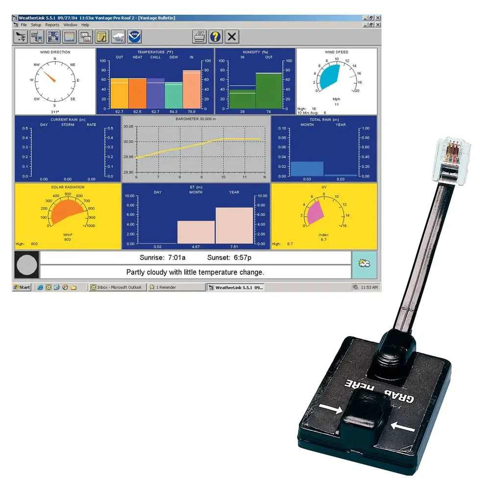 Davis Instruments 6510SER Software w/Data Logging for Vantage Pro 2, Serial