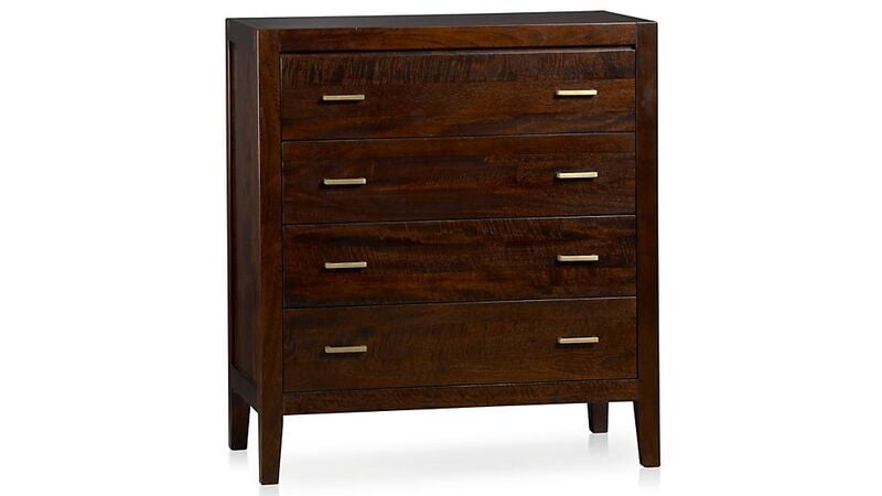 Stark Four Drawer Chest Of Drawer In Walnut