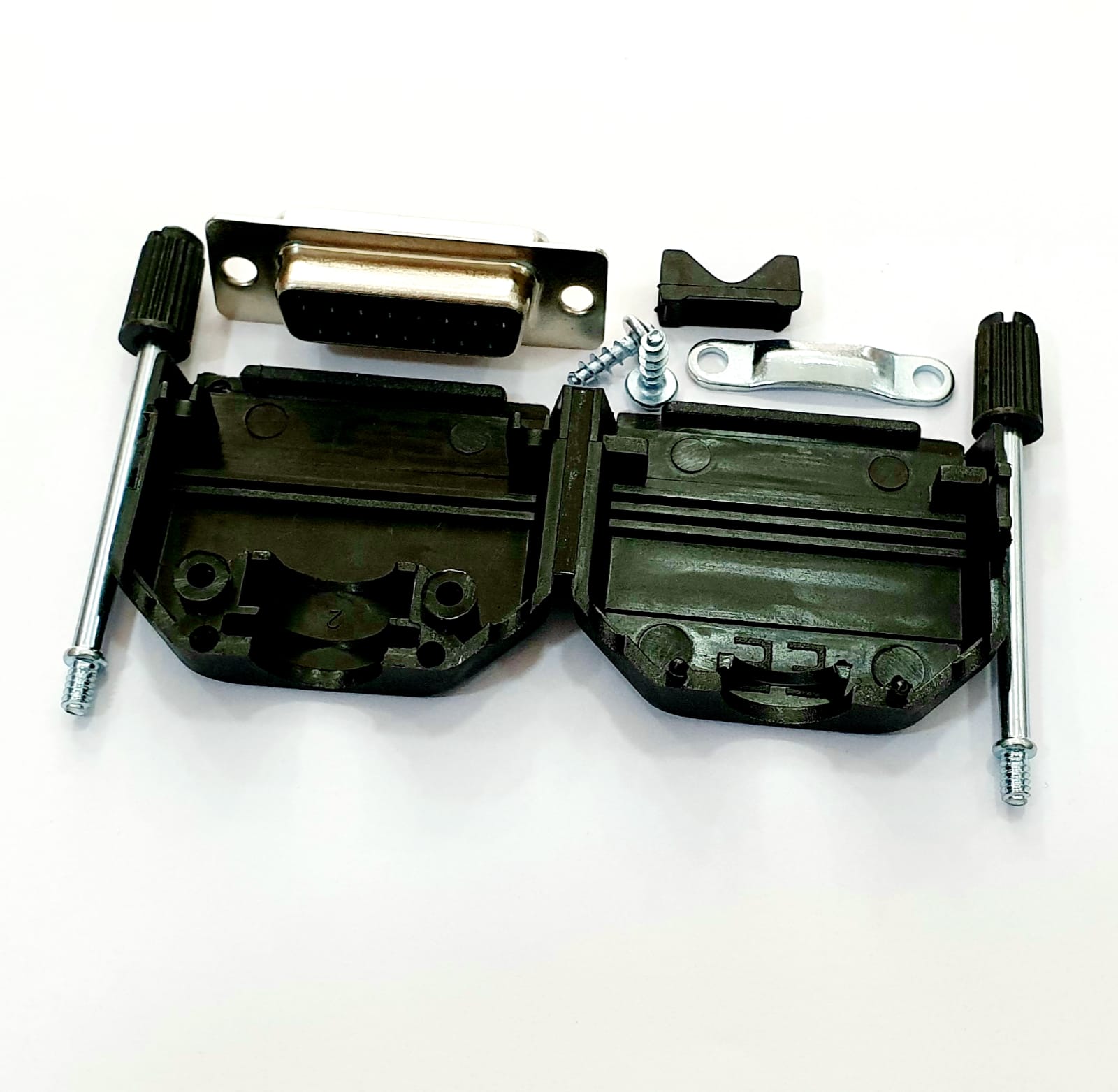 DB15 15-PIN FEMALE Connector Plastic Hood Shell