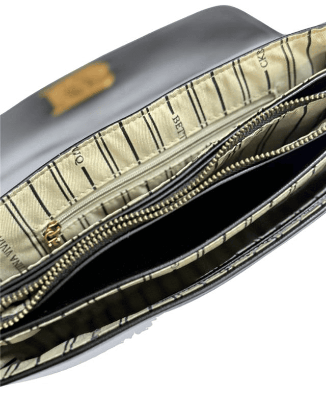 BETINA VIVIAN SHOULDER BAG  BLACK