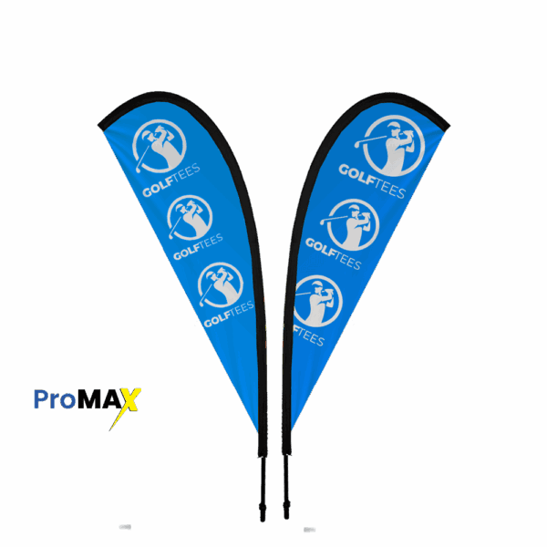 ProMAX Teardrop Banner 2m Double sided, Complete