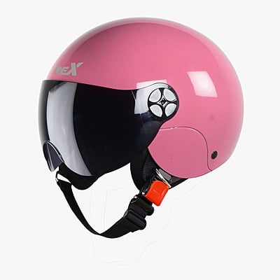 STEELBIRD SBH-16 REX GLOSSY PINK C/V (M)