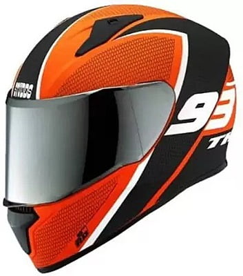 STUDDS THUNDER D3 MATT ORANGE N6 WHITE M/V (L)