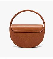 LORDY KNACK VINTAGE COWHIDE SADDLE BAG CARAMEL