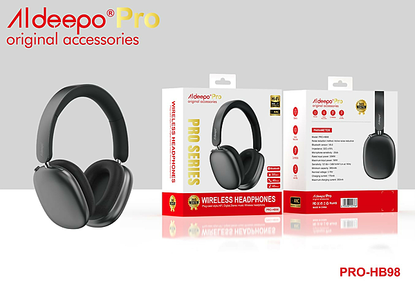 ALDEEPO PRO - HB98 PRO SERIES WIRELESS HEADPHONES