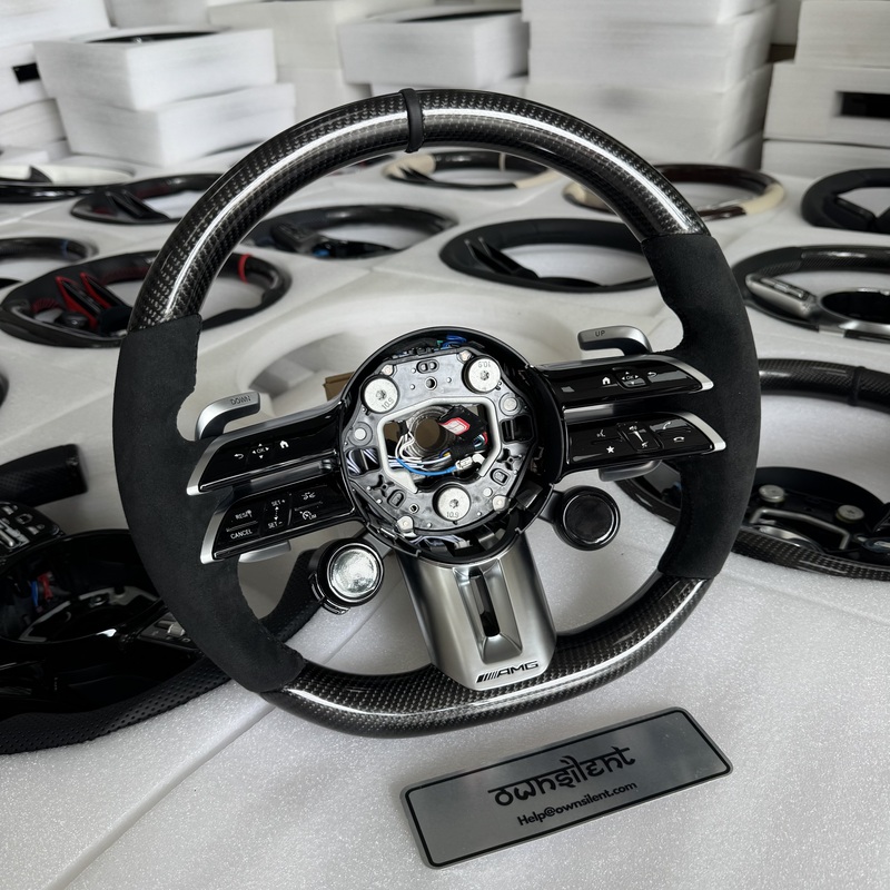 AMG PERFORMANCE CARBON FIBER STEERING WHEEL WITH AMG U88 For Mercedes Benz G Class