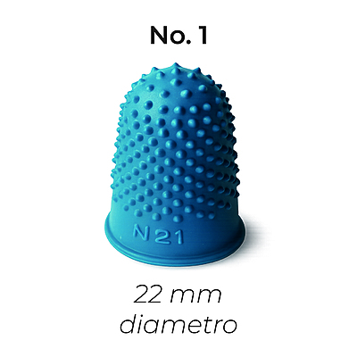 Dedal Siliconado Set por 3 Unidades (#0-1-2) Dedal Siliconado Set por 3 Unidades (#0-1-2)