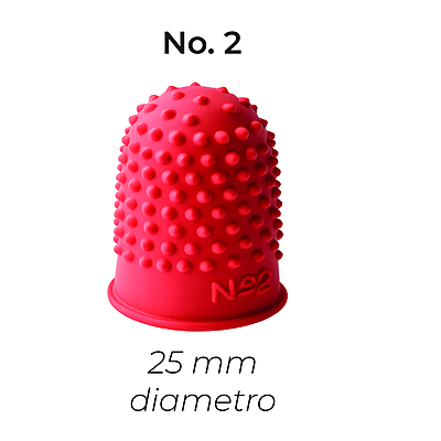 Dedal Siliconado Set por 3 Unidades (#0-1-2) Dedal Siliconado Set por 3 Unidades (#0-1-2)