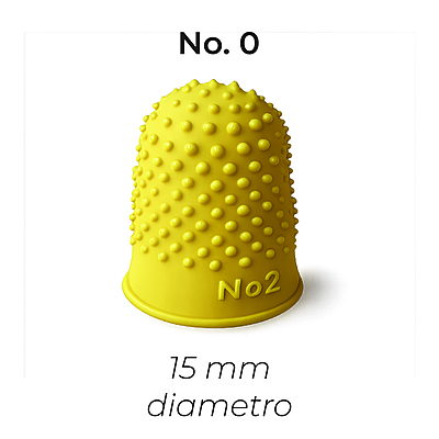 Dedal Siliconado Set por 3 Unidades (#0-1-2) Dedal Siliconado Set por 3 Unidades (#0-1-2)