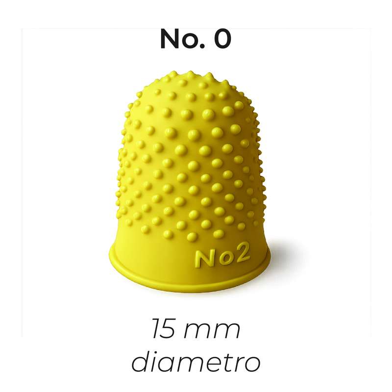 Dedal Siliconado Set por 3 Unidades (#0-1-2) Dedal Siliconado Set por 3 Unidades (#0-1-2)