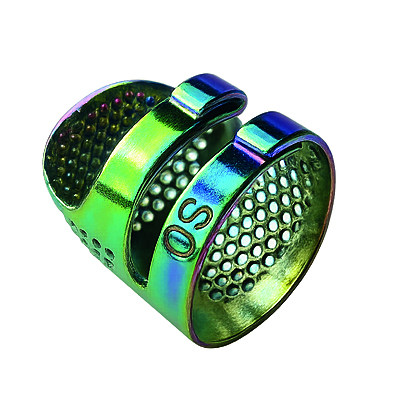 Dedal Metálico Color Irisado paquete por 12 Unidades Dedal Metálico Color Irisado paquete por 12 Unidades