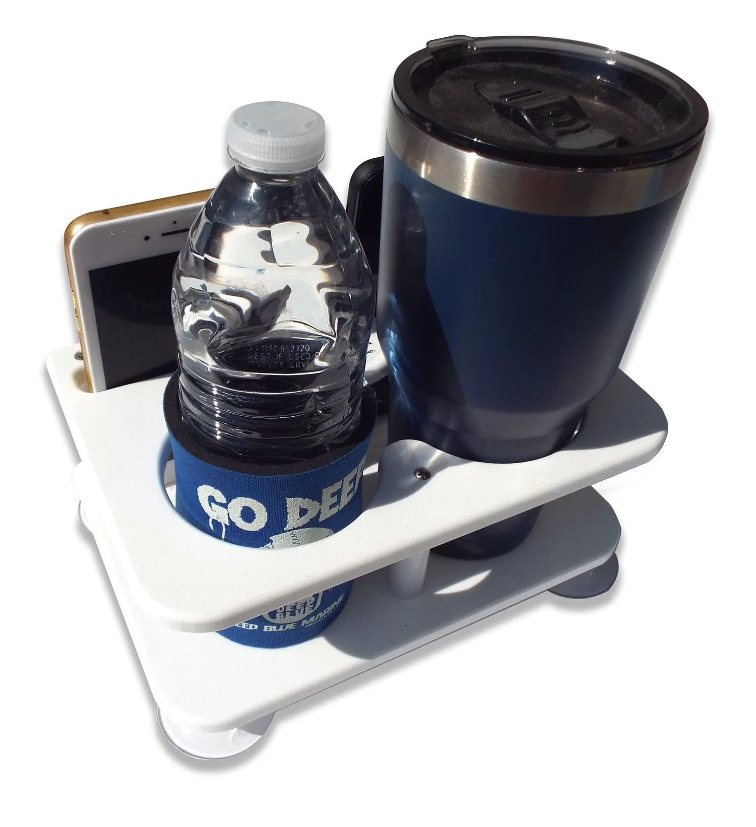 Deep Blue Marine Double Drink & Cell Phone Holder - SMDH-CELL