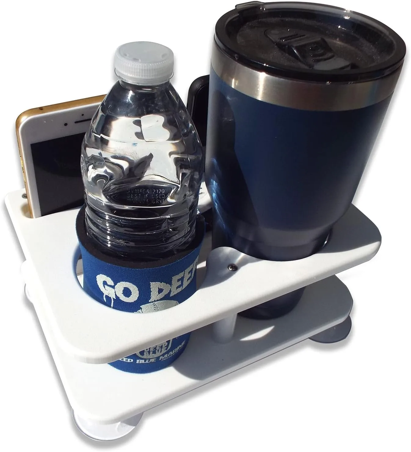 Deep Blue Marine Double Drink & Cell Phone Holder - SMDH-CELL