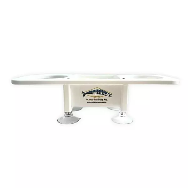 Deep Blue Marine Double Drink Holder w/Center Storage