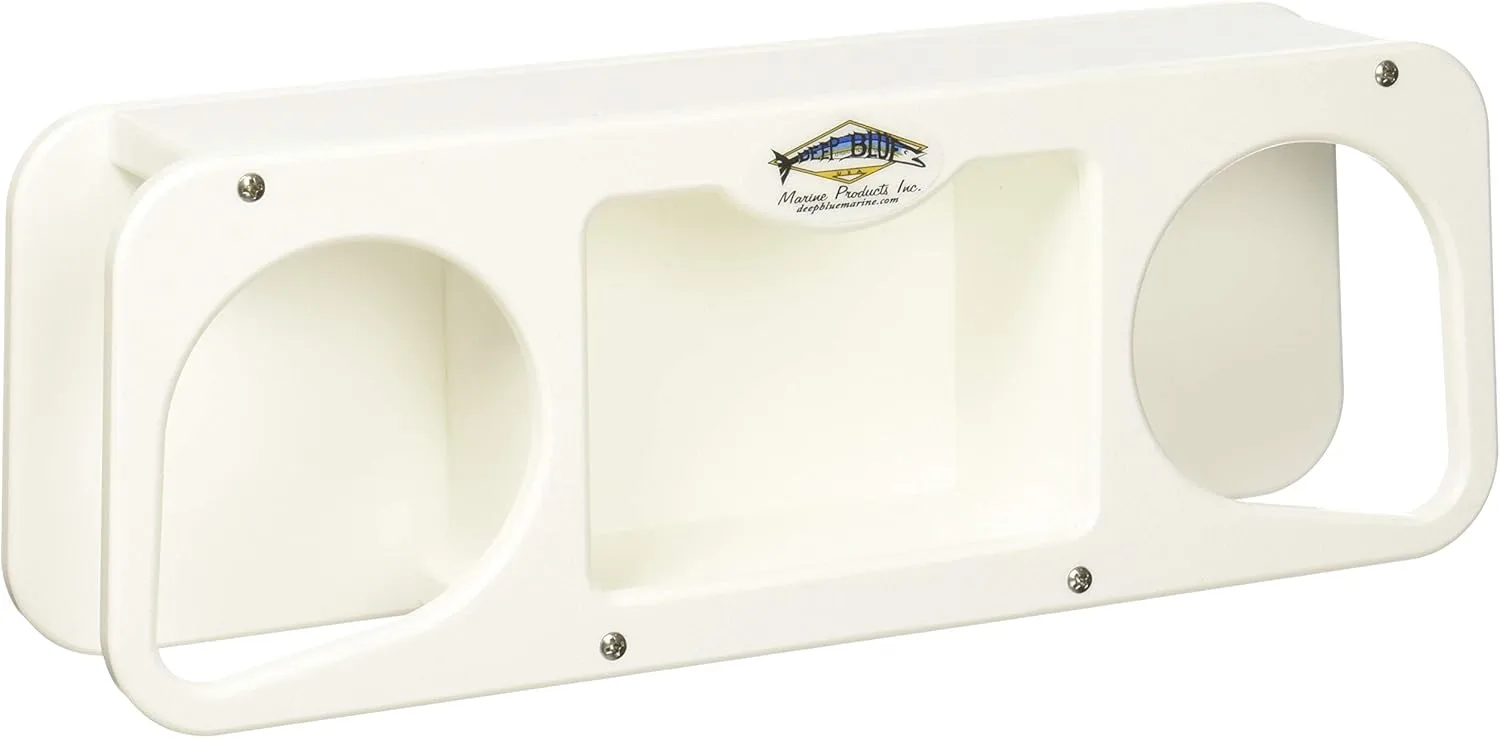 Deep Blue Marine MB-2 Double Cup Holder w/Suction Cups