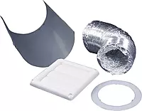Deflect-O SK5WF Dryer Vent Kit with 5' SUPPUR-Flex Clothes Dryer Transition Duct