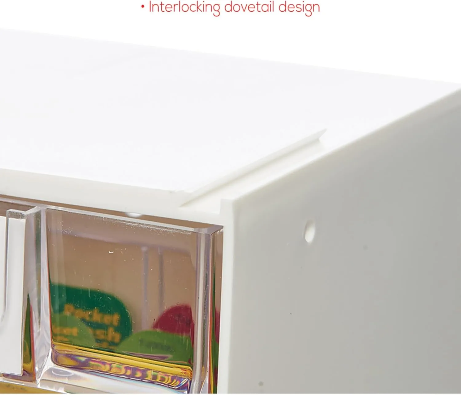 DEFLECTO Interlocking Tilt Bin Storage System
