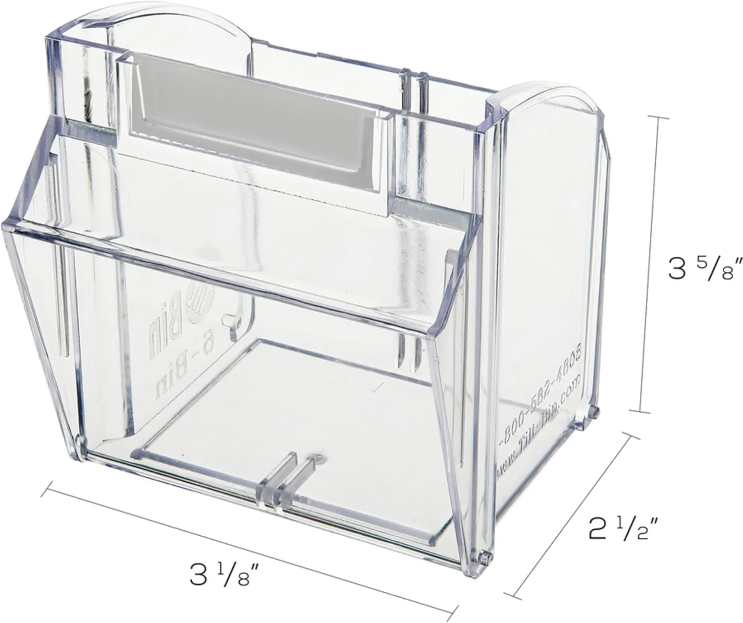 DEFLECTO Interlocking Tilt Bin Storage System