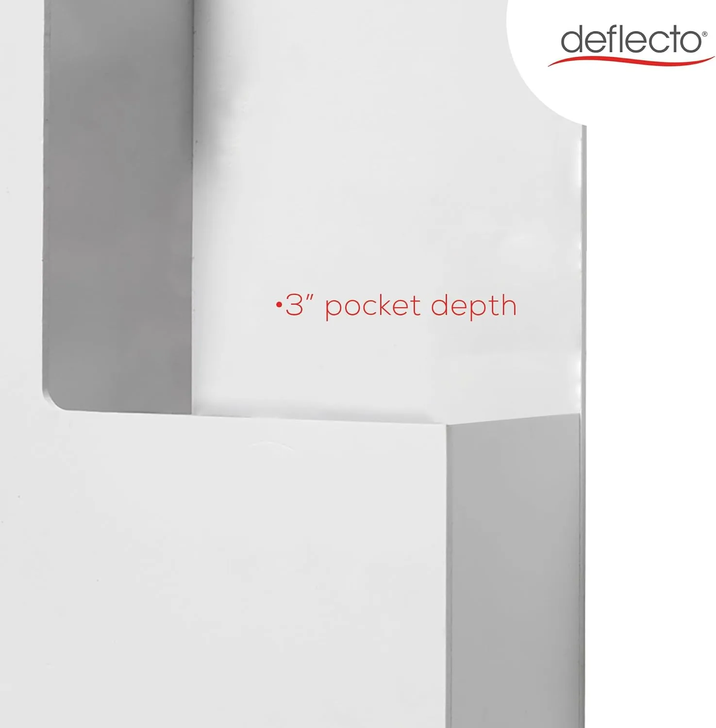 Deflecto 79803 Plastic Suggestion Box with Locking Top, White