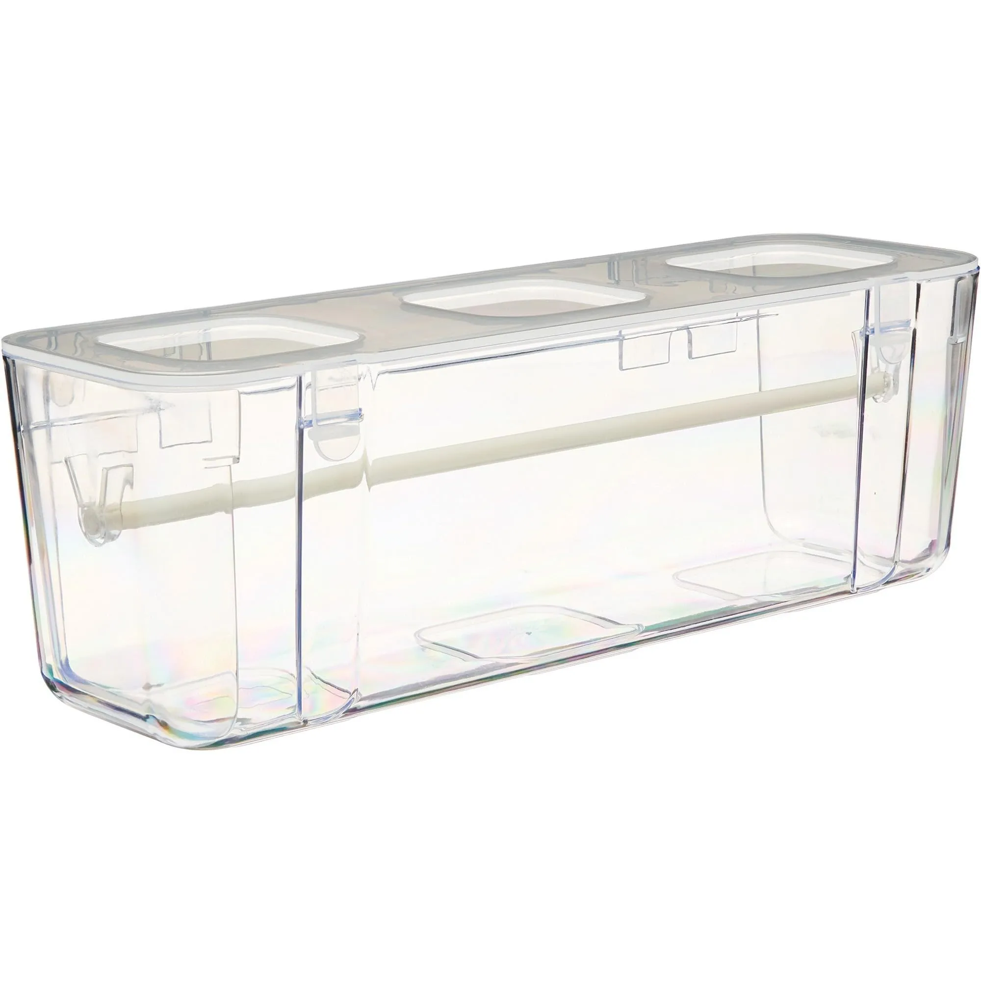 Deflecto Ribbon Dispenser, Clear 13.3" x 4.4" x 4.2"