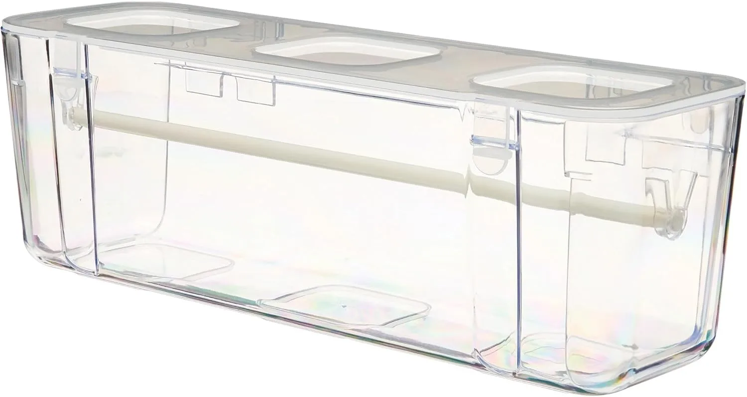 Deflecto Ribbon Dispenser, Clear 13.3" x 4.4" x 4.2"