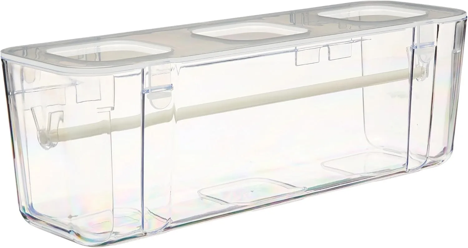 Deflecto Ribbon Dispenser, Clear 13.3" x 4.4" x 4.2"