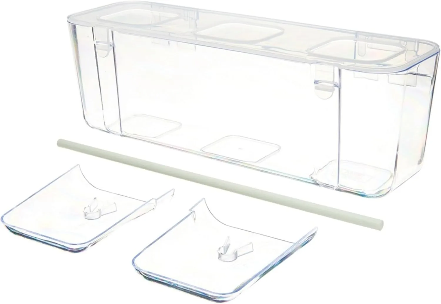 Deflecto Ribbon Dispenser, Clear 13.3" x 4.4" x 4.2"