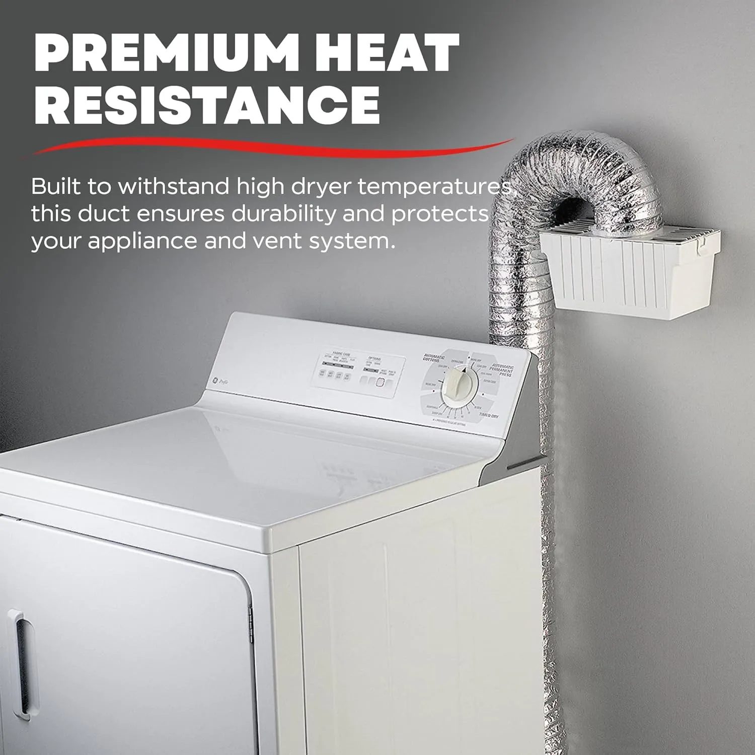 DEFLECTO Supurr-Flex 5-Ply 4in Aluminum Dryer Vent Duct