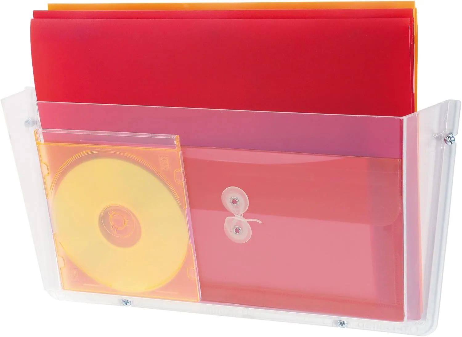 Deflecto Unbreakable DocuPocket Wall File Organizer, Letter Size, Single Pocket