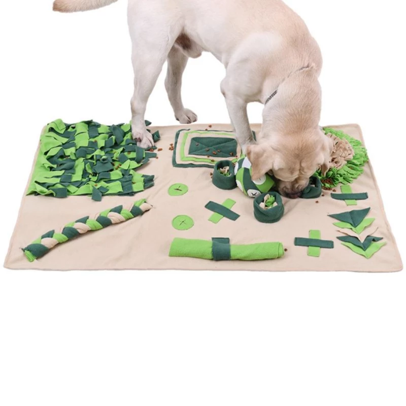 Interactive Dog Snuffle Mat – Multi-Color Training & Slow Feeding Toy