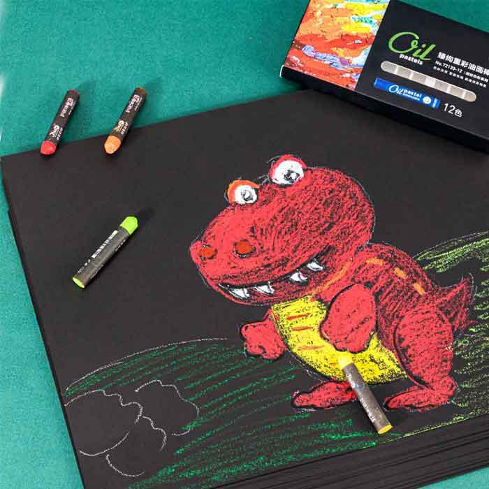 DELI GENIUS 74848 BLACK HARD CARDBOARD ART & CRAFT PAPER 180G A3