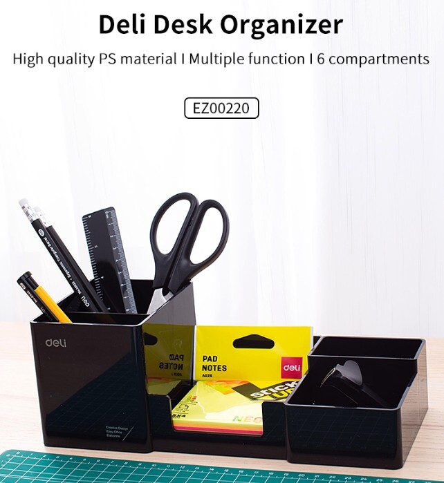 DELI Z00220 DESK ORGANIZER 6 COMP.