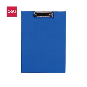 DELI 38154A PVC DOUBLE CLIPBOARD BLUE