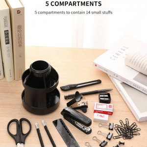 DELI 38250A DESK ORGANIZER REVOLVING