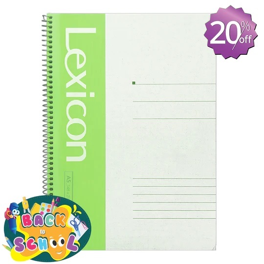 DELI 7681 SPIRALNOTE BOOK LEXICON A5