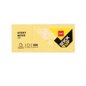 DELI A00153 STICKUP NOTES 1.5"x2" YELLOW