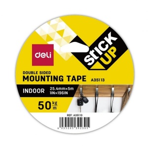 DELI A35113 MOUNTING TAPE 1" x 5 MTRS