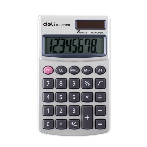 DELI EASY E1120 POCKET CALCULATOR 8DIGIT