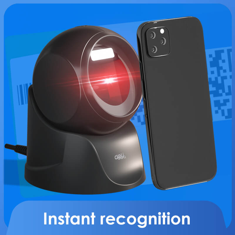 DELI ES231 STAND-TYPE BARCODE SCANNER