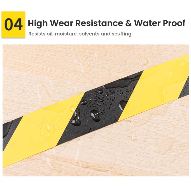 DELI 33770 WARNING TAPE 48mm x 20yards BLK/YLW