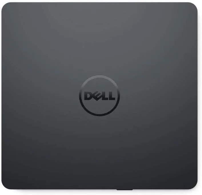 Dell USB Slim DVD +/- RW Drive DW316 - Plug and Play, 8 Watt Power Consumption, Windows 11 or below - Black Single