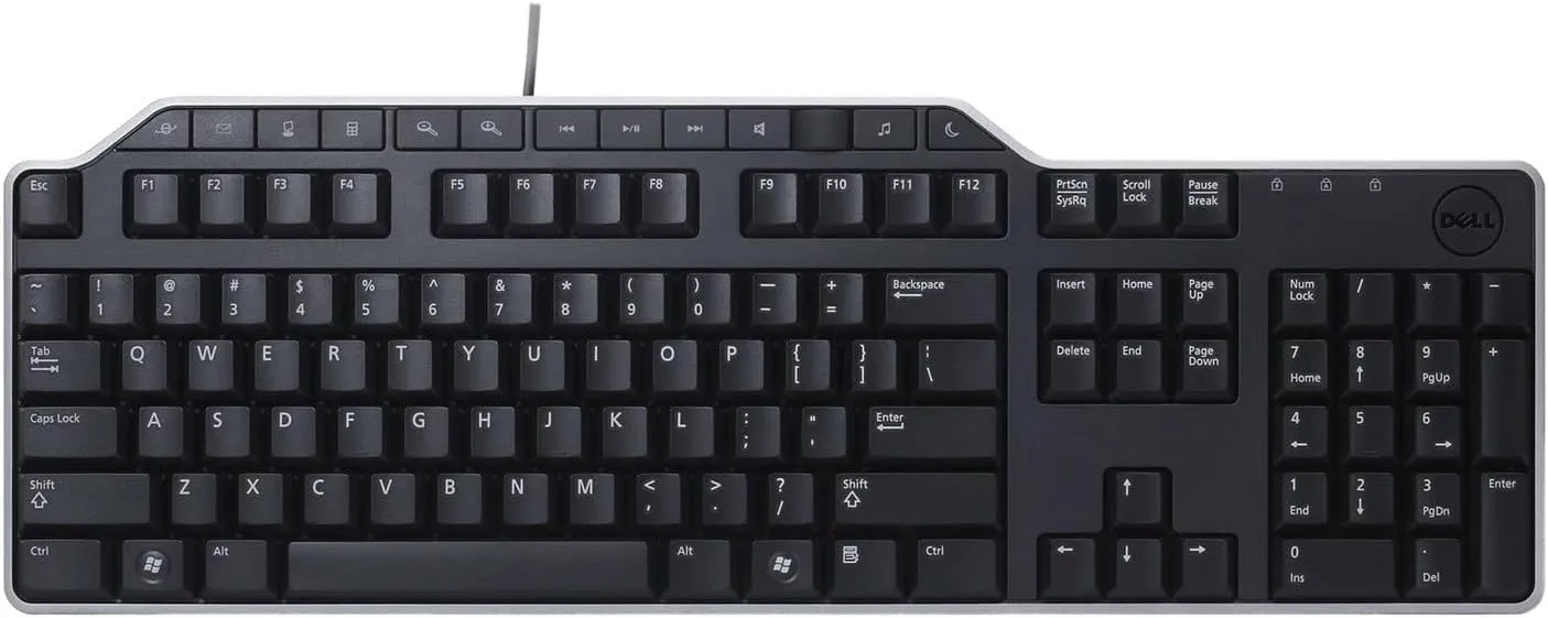 Dell Business Multimedia Keyboard - KB522 - Cable Connectivity - USB Interface - Compatible with Workstation