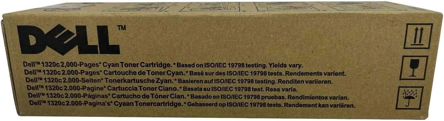 Dell KU051 CT200945 1320 Laser Toner Cartridge (Cyan) in Retail Packaging