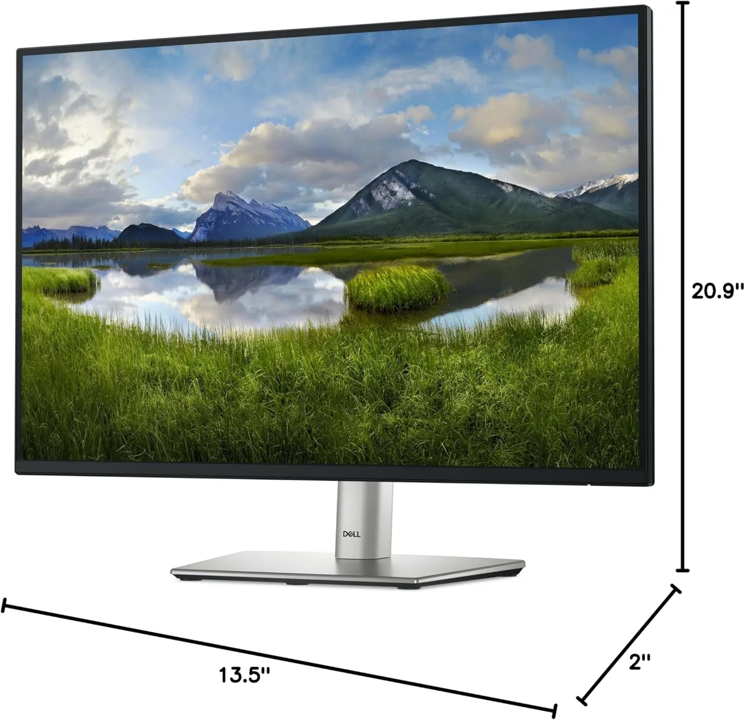 Dell P2425E 24" LED Monitor - 16:10 - Black, Gray