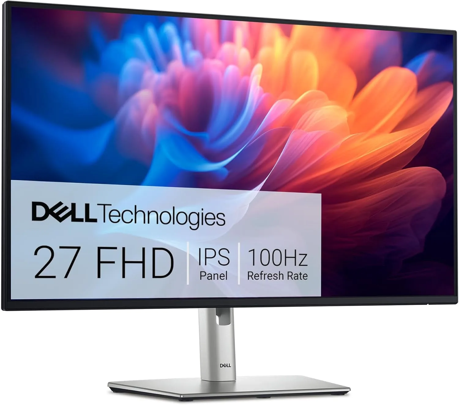 Dell 27 Monitor - P2725H - 27-inch Full HD (1920 × 1080) 100Hz Display, IPS Panel, 99% sRGB, 1500:1 Contrast Ratio