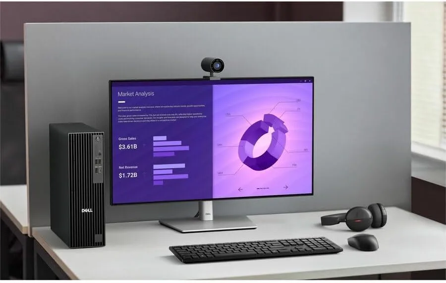 Dell Pro Slim Plus QBS1250 Desktop Computer - Intel Core Ultra 7 265 - 16 GB - 512 GB SSD - Standard Black