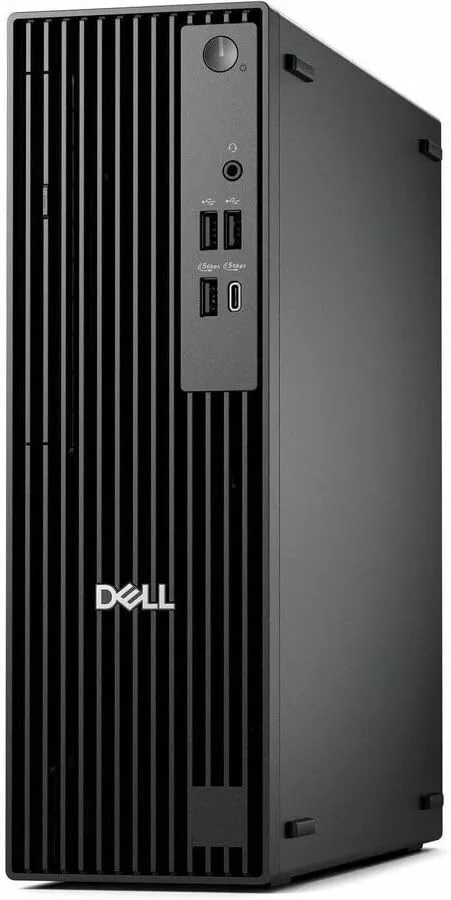 Dell Pro QCS1250 Desktop Computer - Intel Core Ultra 5 235 - vPro Technology - 16 GB - 256 GB SSD - Slim PC - Standard Black