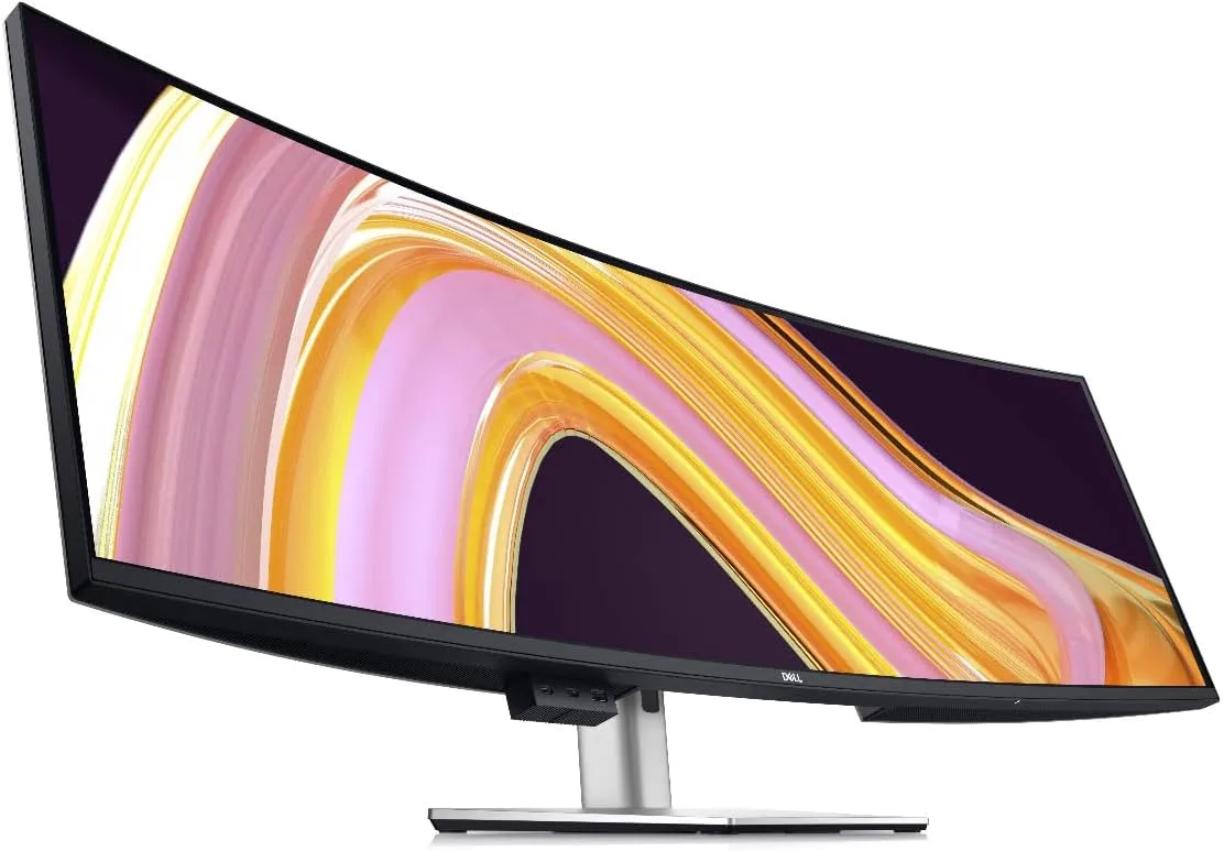 Dell UltraSharp U4924DW 49in Dual Quad HD (DQHD) Curved USB-C Hub Monitor - Black