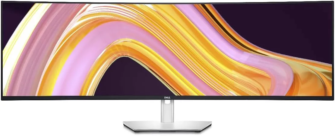 Dell UltraSharp U4924DW 49in Dual Quad HD (DQHD) Curved USB-C Hub Monitor - Black
